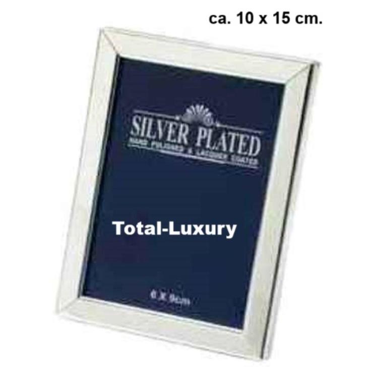Fotolijst verzilverd smalle rand 10 x 15, Audio, Tv en Foto, Fotografie | Fotolijsten, Nieuw, Verzenden