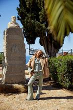 Isla Ibiza jas/poncho teddy xl/xxl, Kleding | Dames, Ophalen of Verzenden, Zo goed als nieuw, Maat 46/48 (XL) of groter, Beige