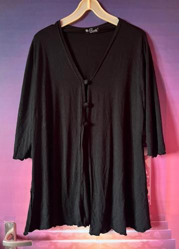 Leuke zwarte vest/tuniek met knoopjes maat 44 nu 15,99€ beschikbaar voor biedingen
