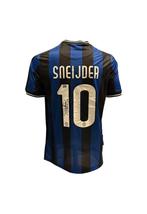 Wesley Sneijder gesigneerd Inter Milan 2010 Shirt, Verzamelen, Sportartikelen en Voetbal, Buitenlandse clubs, Soccersignings.nl