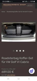 Maatwerk kofferset Volkswagen Golf 6 cabriolet, Auto diversen, Ophalen