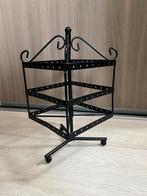 Oorbellenrekje zwart draaiend, Huis en Inrichting, Ophalen of Verzenden, Zo goed als nieuw