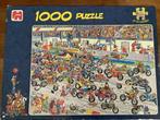 Jan van Haasteren puzzel 1.000 stuk, Mototcros, Ophalen of Verzenden, Gebruikt, Legpuzzel