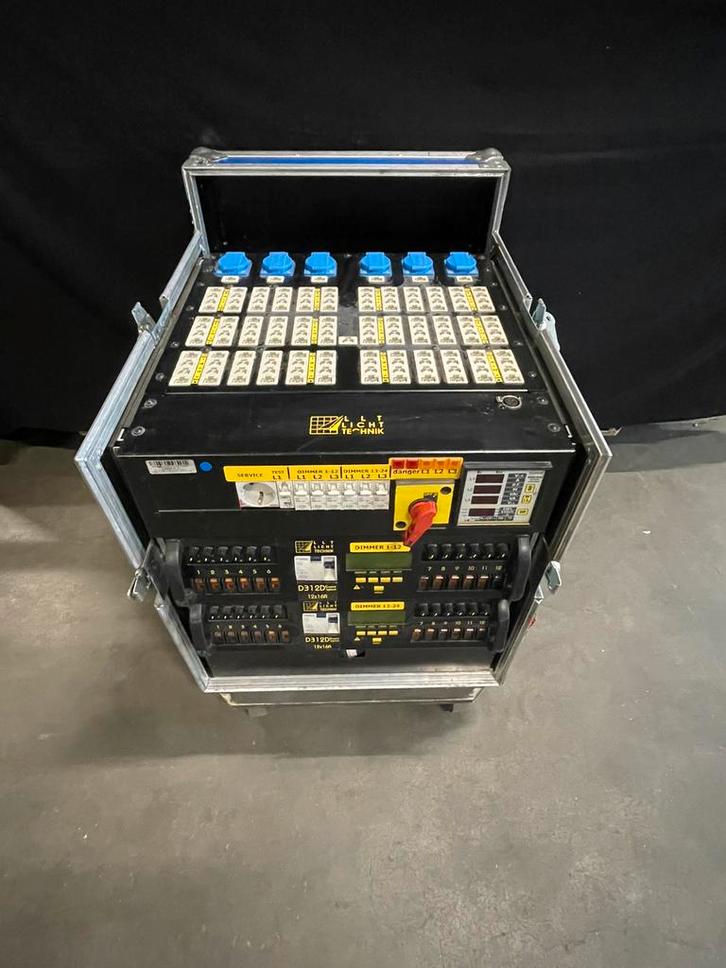 LLT professioneel dimmerrack & Harting barren, Muziek en Instrumenten, Theaterbelichting, Gebruikt, Ophalen
