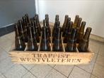 Vintage brocante Westvleteren trappisten houten bierkrat, Antiek en Kunst, Ophalen