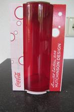 coca cola glas rood Hutchinson Design, Verzamelen, Ophalen, Nieuw, Frisdrankglas