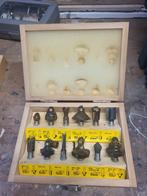 Frezen set in houten kist, Ophalen of Verzenden