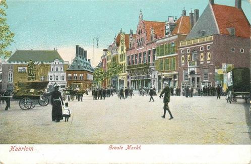 (388-230-045) Haarlem Groote Markt, Verzamelen, Ansichtkaarten | Nederland, Noord-Holland, Verzenden