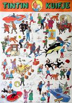 Belgische Kuifje en het Haaienmeer Poster 1972, Boeken, Ophalen of Verzenden, Hergé