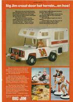 retro reclame 1976 Mattel Big Jim speelgoed pop & Honda, Verzamelen, Verzenden, Overige typen