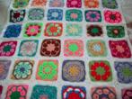 Gehaakte Plaid met Bloemen voor Baby, Hobby en Vrije tijd, Breien en Haken, Verzenden, Nieuw, Haken, Overige typen