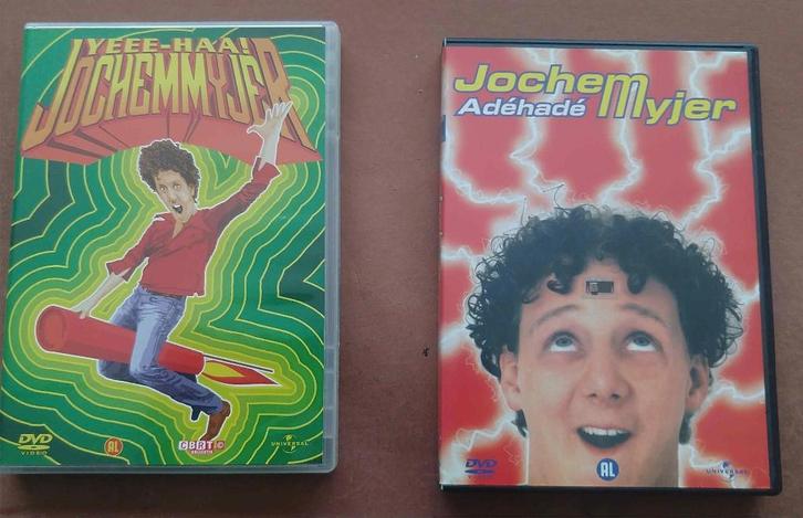 Jochem Myjer DVD 's Meijer Meyer Meyjer hoeft niet in 1 koop, Cd's en Dvd's, Dvd's | Cabaret en Sketches, Zo goed als nieuw, Stand-up of Theatershow