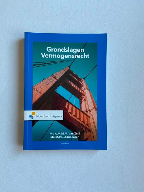 Mr.A.M.M.M. van Zeijl - Grondslagen Vermogensrecht, Boeken, Wetenschap, Zo goed als nieuw, Verzenden
