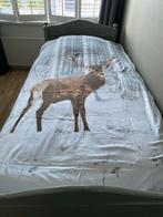 Eenpersoons dekbedovertrek met hert, Eenpersoons, Bruin, Dekbedovertrek, Ophalen of Verzenden