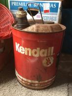 Kendall olie, mooi groot oud blik ., Ophalen, Gebruikt