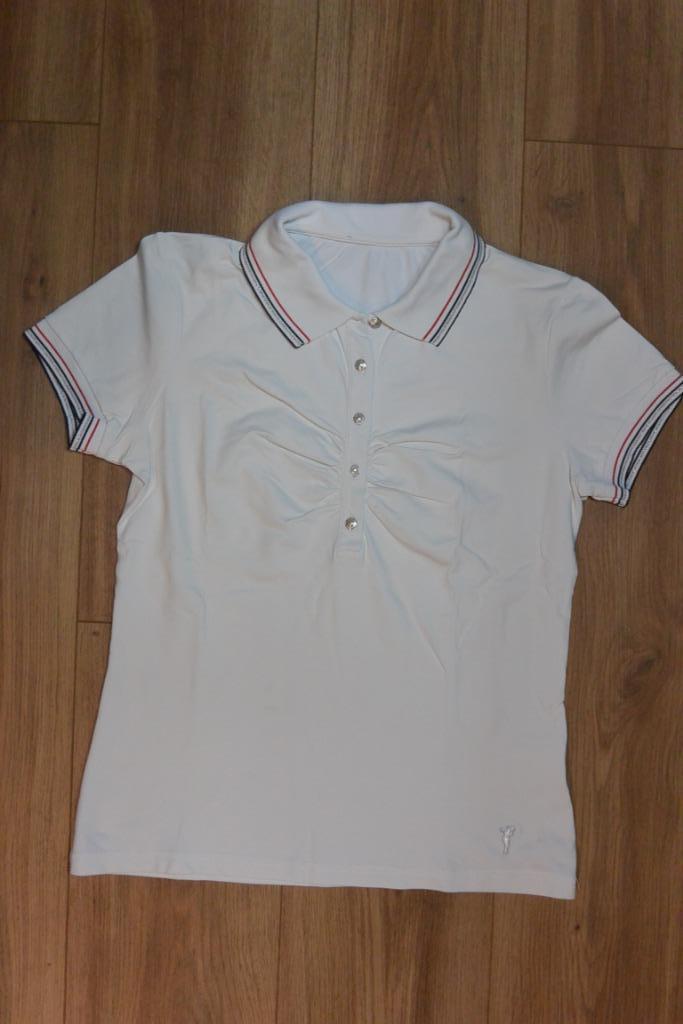Golfino polo shirt 38 wit, Sport en Fitness, Golf, Gebruikt, Kleding, Overige merken, Ophalen of Verzenden