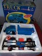 Blikken speelgoed. ELF TRUCK. Batterijen. Daiya Japan., Ophalen of Verzenden