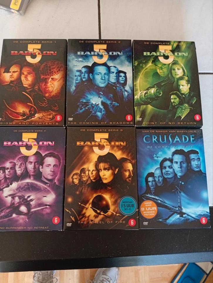 Babylon 5 Complete Serie + Crusade DVD Boxset, Cd's en Dvd's, Dvd's | Tv en Series, Gebruikt, Science Fiction en Fantasy, Boxset
