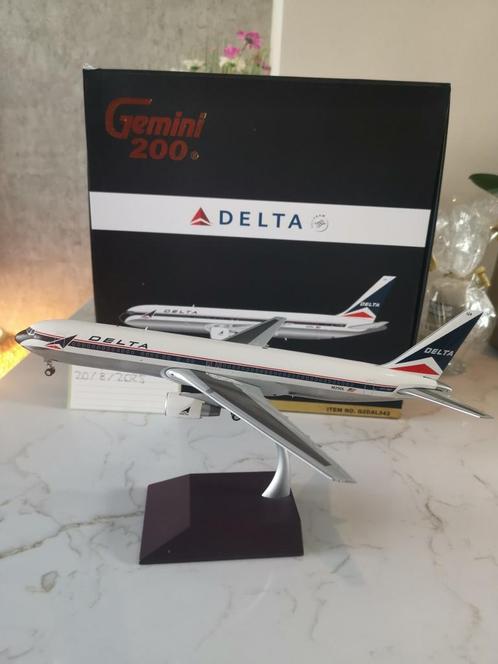 Delta Airlines B767-300 Gemini Jets 1:200 G2DAL342, Hobby en Vrije tijd, Modelbouw | Vliegtuigen en Helikopters, Nieuw, Vliegtuig