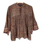 Sissel Edelbo Burgundy Blouse Maat S/ M, Verzenden, Blouse of Tuniek, Sissel Edelbo, Zo goed als nieuw