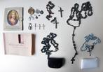 lot divers religieus - beloningsprentjes - rozenkrans etc, Ophalen of Verzenden