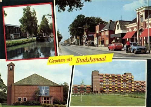 Groeten uit Stadskanaal - 4 afb oa. kerk - 1978 gelopen, Verzamelen, Ansichtkaarten | Nederland, Gelopen, Utrecht, 1960 tot 1980
