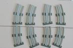 LEGO 7851 /7855 # Train: 12V: Set - 8 Gebogen- en middenrail, Ophalen of Verzenden, Gebruikt, Complete set, Lego