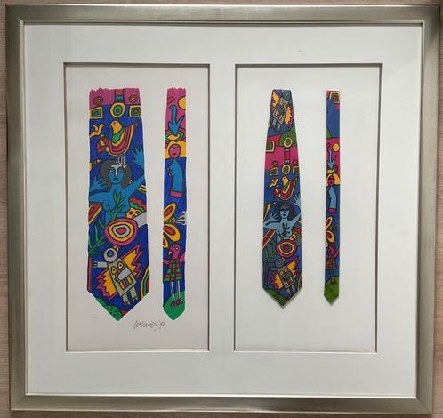 Corneille (1922-2010) - Stropdas (1996; 40/100), Antiek en Kunst, Kunst | Litho's en Zeefdrukken, Ophalen of Verzenden