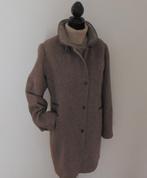 Mabrun gewatteerde gemeleerde wol mix mantel Maat XL, Mabrun, Beige, Maat 42/44 (L), Ophalen of Verzenden