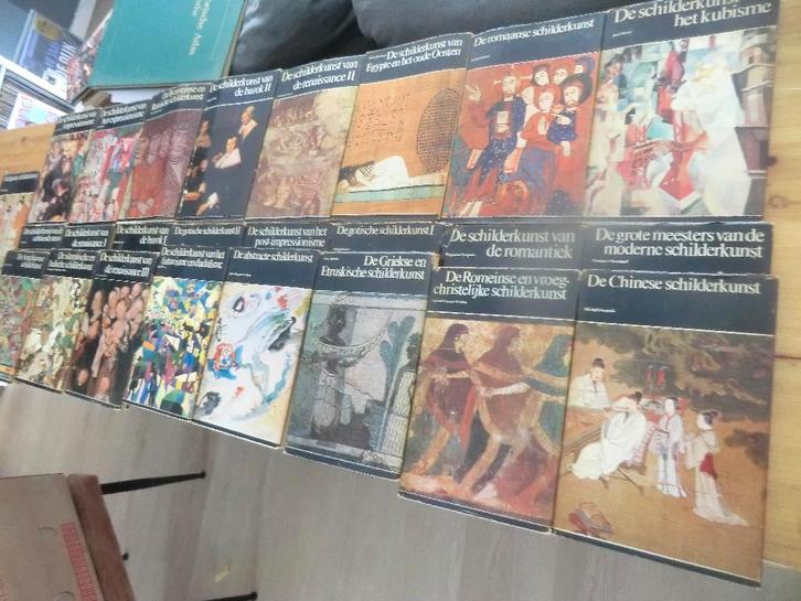 Partij van 25  kunstgeschiedenis boeken,barok, romantiek etc, Boeken, Kunst en Cultuur | Beeldend, Gelezen, Ophalen of Verzenden