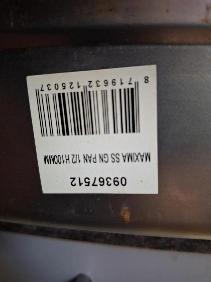 Ongebruikte Maxima GN 1/2 Warmhoudbakken, Huis en Inrichting, Keuken | Keukenbenodigdheden, Ophalen of Verzenden