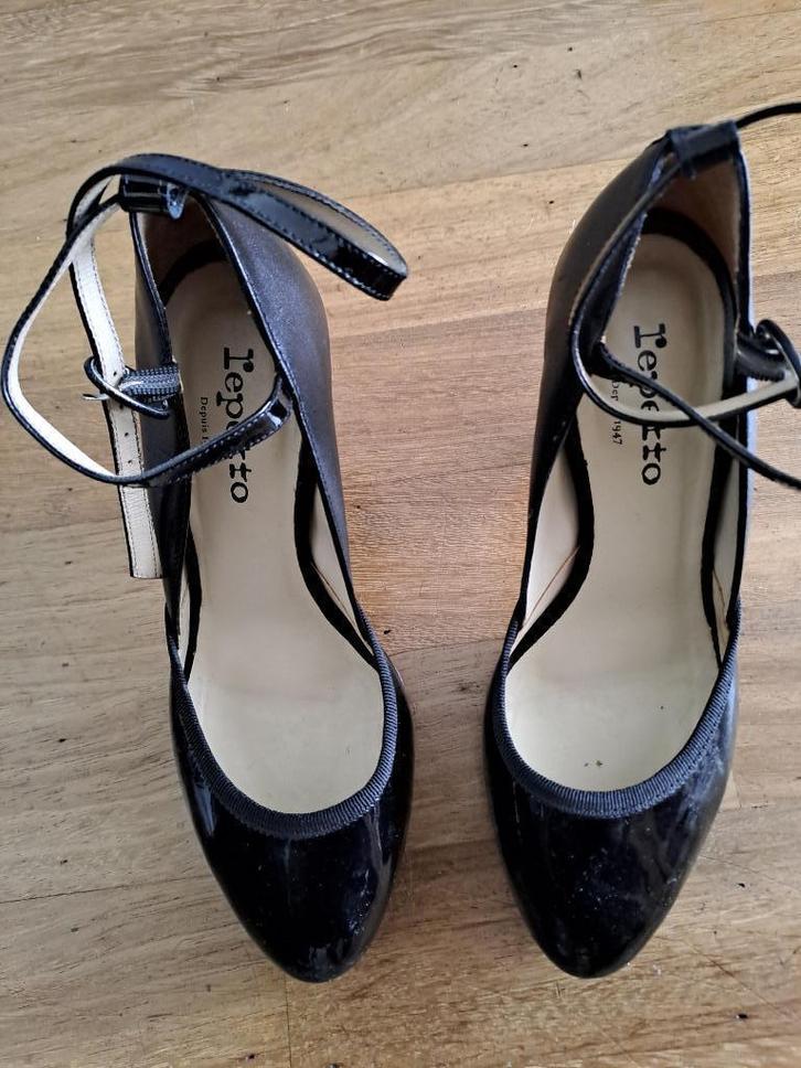 zwarte pumps lak/leer  maat 37,5, Kleding | Dames, Schoenen, Zo goed als nieuw, Pumps, Zwart, Verzenden