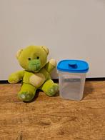 Tupperware vierkante sapkan 1 liter blauw, Ophalen of Verzenden, Zo goed als nieuw, Blauw, Bak of Kom