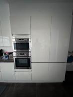 Hoogglans Witte Keuken met Apparatuur, Huis en Inrichting, Keuken | Complete keukens, Ophalen, Gebruikt, Wit, Overige typen
