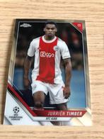 Jurriën Timber Topps Chrome Kaart, Verzamelen, Sportartikelen en Voetbal, Ophalen of Verzenden, Zo goed als nieuw, Ajax, Spelerskaart