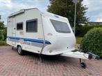 Hobby 400 de Luxe Easy van 2004 model 2005, Caravans en Kamperen, Kachel, Vast bed, Hobby, Treinzit