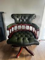 Chesterfield bureaustoel, Huis en Inrichting, Ophalen of Verzenden, Gebruikt, 75 tot 100 cm