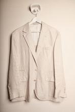 BRUNELLO CUCINELLI 100%linnen jasje 54/56 NIEUW! Wpr€3000,-, Verzenden, Beige, Brunello Cucinelli, Maat 56/58 (XL)