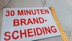 bordje brandscheiding, Ophalen of Verzenden, Zo goed als nieuw