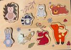 Houten puzzels, Kinderen en Baby's, Speelgoed | Kinderpuzzels, Ophalen, Minder dan 10 stukjes, Zo goed als nieuw