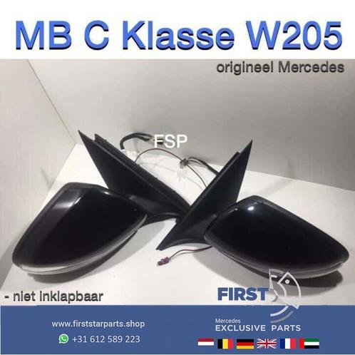 W205 C43 C63 AMG Spiegels Mercedes C Klasse 2018 spiegel Set, Auto-onderdelen, Spiegels, Mercedes-Benz, Gebruikt, Ophalen of Verzenden