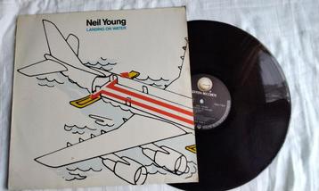 Neil Young - Landing On Water LP vinyl Rock 1986 beschikbaar voor biedingen