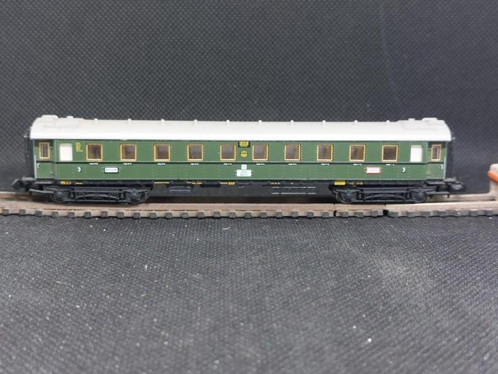 Minitrix 13171 - Schnellzugwagen 3e.Kl C4ü-28 (13240), Hobby en Vrije tijd, Modeltreinen | N-Spoor, Gebruikt, Wagon, Gelijkstroom
