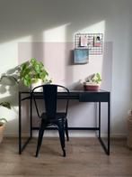 Zwart bureau met stoel - Gouda, Ophalen, Gebruikt, Bureau