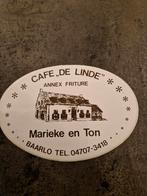 3176 Cafe De Linde Sticker, Ophalen of Verzenden, Gebruikt