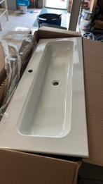 INK Aspekt Wastafel porselein midden 1 kraangat, Doe-het-zelf en Verbouw, Sanitair, Ophalen, Nieuw, Wastafel