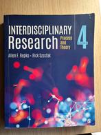 Interdisciplinary Research - Process and Theory, Ophalen of Verzenden, Zo goed als nieuw, Management