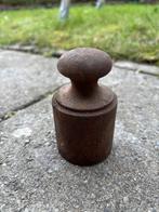 Antiek gietijzere gewicht, Verzamelen, Ophalen, Gebruikt