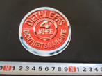 sticker DETHLEFFS 4 Jahre Dichtheitsgarantie  Caravan, Ophalen, Zo goed als nieuw
