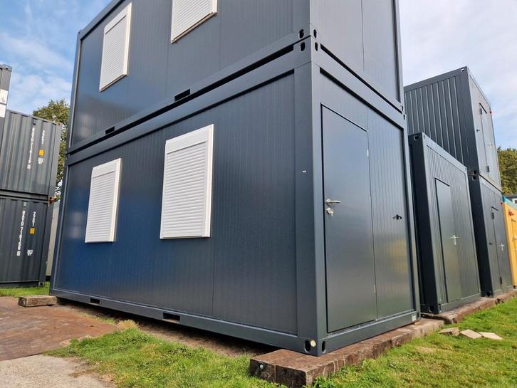 Nieuwe 20fts kantoorunit / bouwkeet / schaftkeet / woonunit, Zakelijke goederen, Machines en Bouw | Keten en Containers, Ophalen of Verzenden